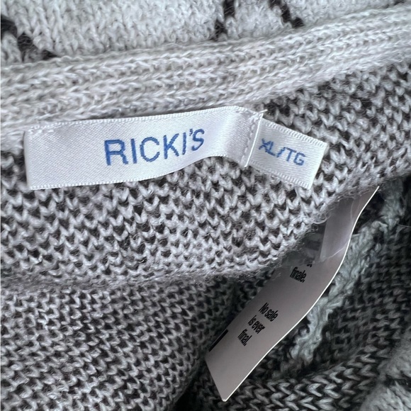 Ricki's Grey Wrap Sweater Size XL NWT Brand New - Picture 8 of 9